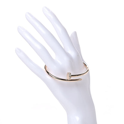Cartier 18K Pink Gold Diamond Juste Un Clou Bracelet 17 2 of 5