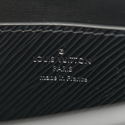 Louis Vuitton Epi Twist Lock Shoulder Bag XL Black 7 of 10