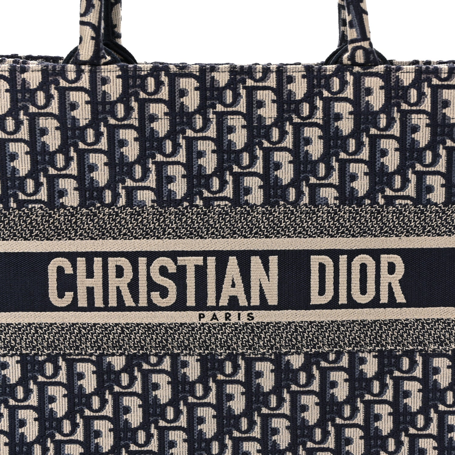 Christian Dior Oblique Medium Book Tote Blue Multicolor 8 of 12