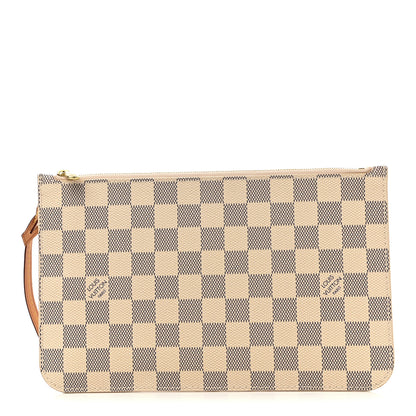 Louis Vuitton Damier Azur Neverfull MM GM Pochette 1 of 7