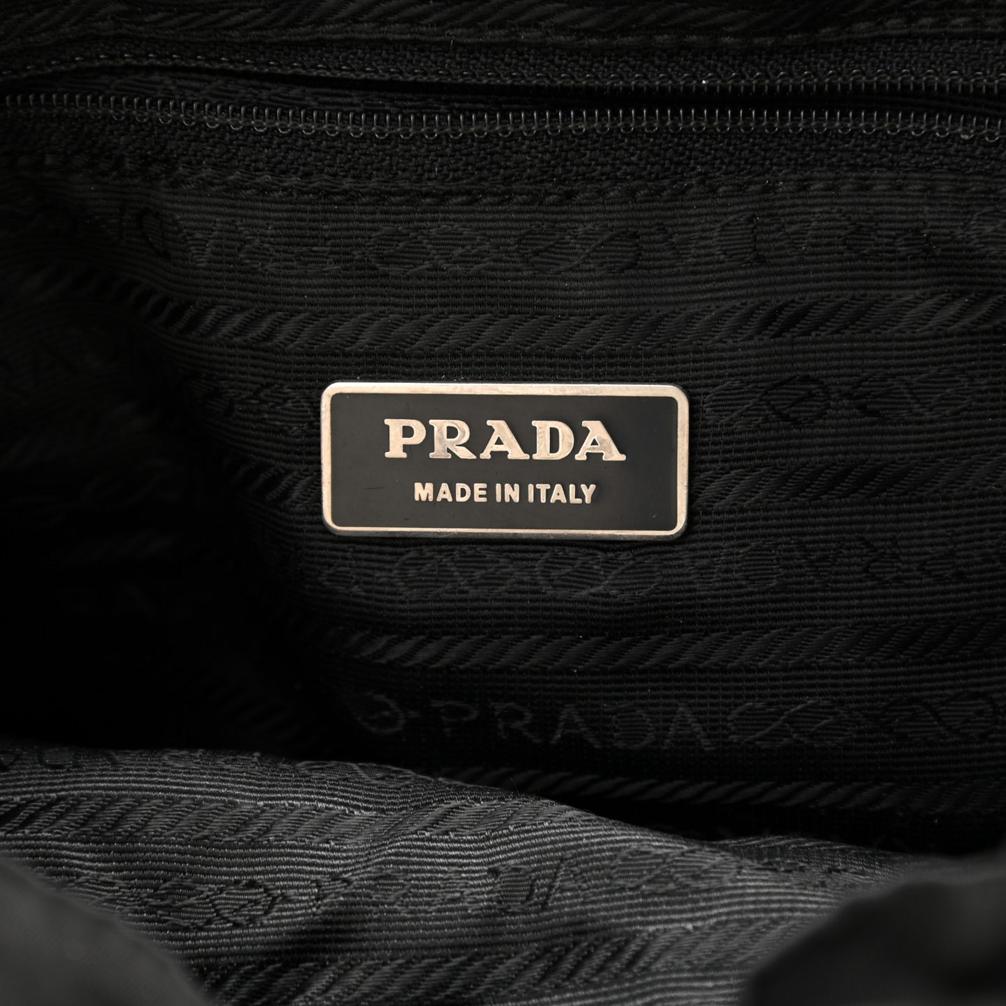 Tessuto Nylon Vela Small Backpack Black