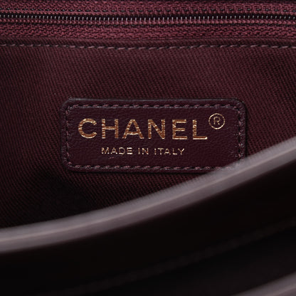 Chanel Calfskin Quilted Jumbo Soft Elegance Flap Bordeaux 6 of 10
