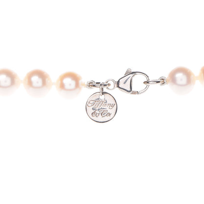 Tiffany Sterling Silver Freshwater Cultured Pearl 9-10mm Ziegfeld Necklace 4 of 5