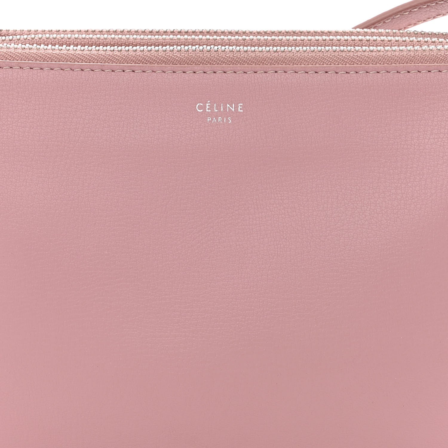 Celine Lambskin Small Trio Crossbody Bag Antique Rose 9 of 13