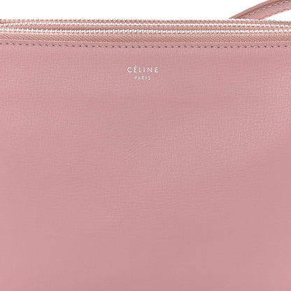 Celine Lambskin Small Trio Crossbody Bag Antique Rose 9 of 13