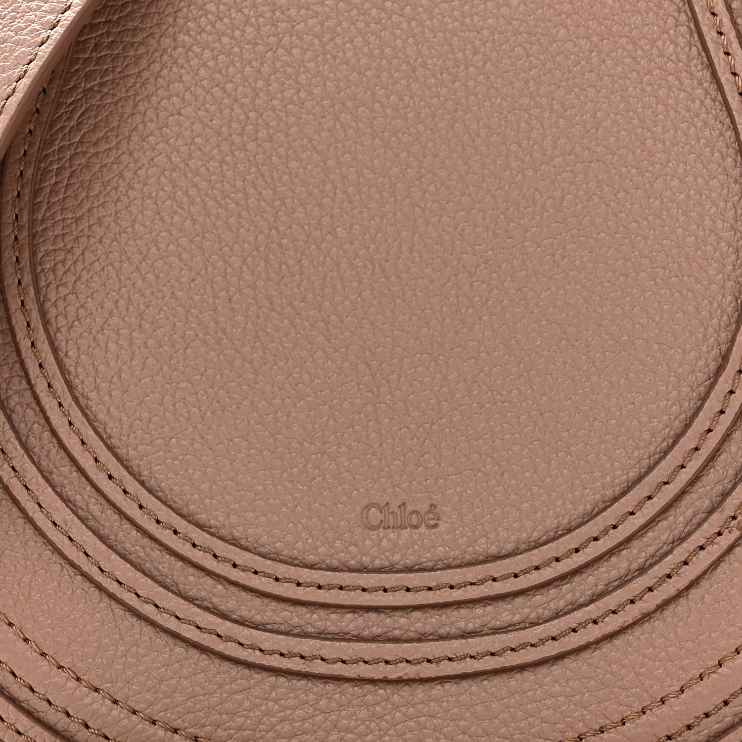 Chloe Grained Calfskin Marcie Saddle Bag Woodrose 7 of 9