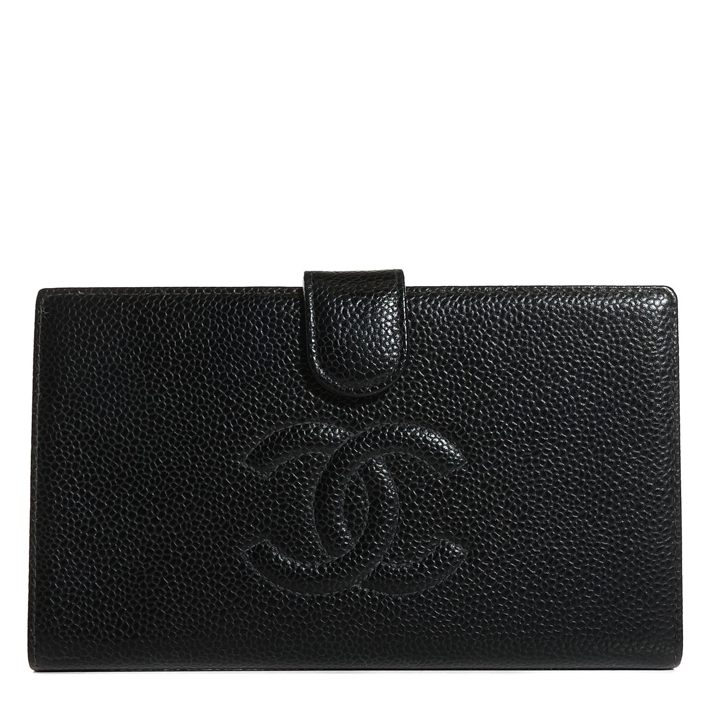 Caviar CC French Wallet Black