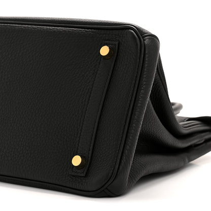 Hermes Togo BIRKIN 30 Black 10 of 12