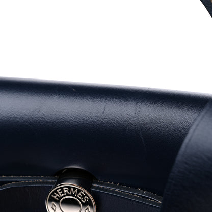Hermes Vache Hunter Toile Herbag Zip 31 PM Trench Bleu Indigo 17 of 17
