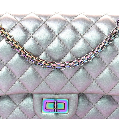 Chanel Iridescent Lambskin Quilted 2.55 Reissue 225 Flap Light Purple 8 of 11