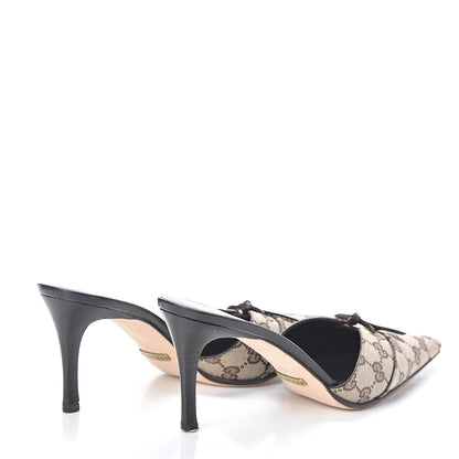Gucci Monogram GG Mules 11 Brown 4 of 7