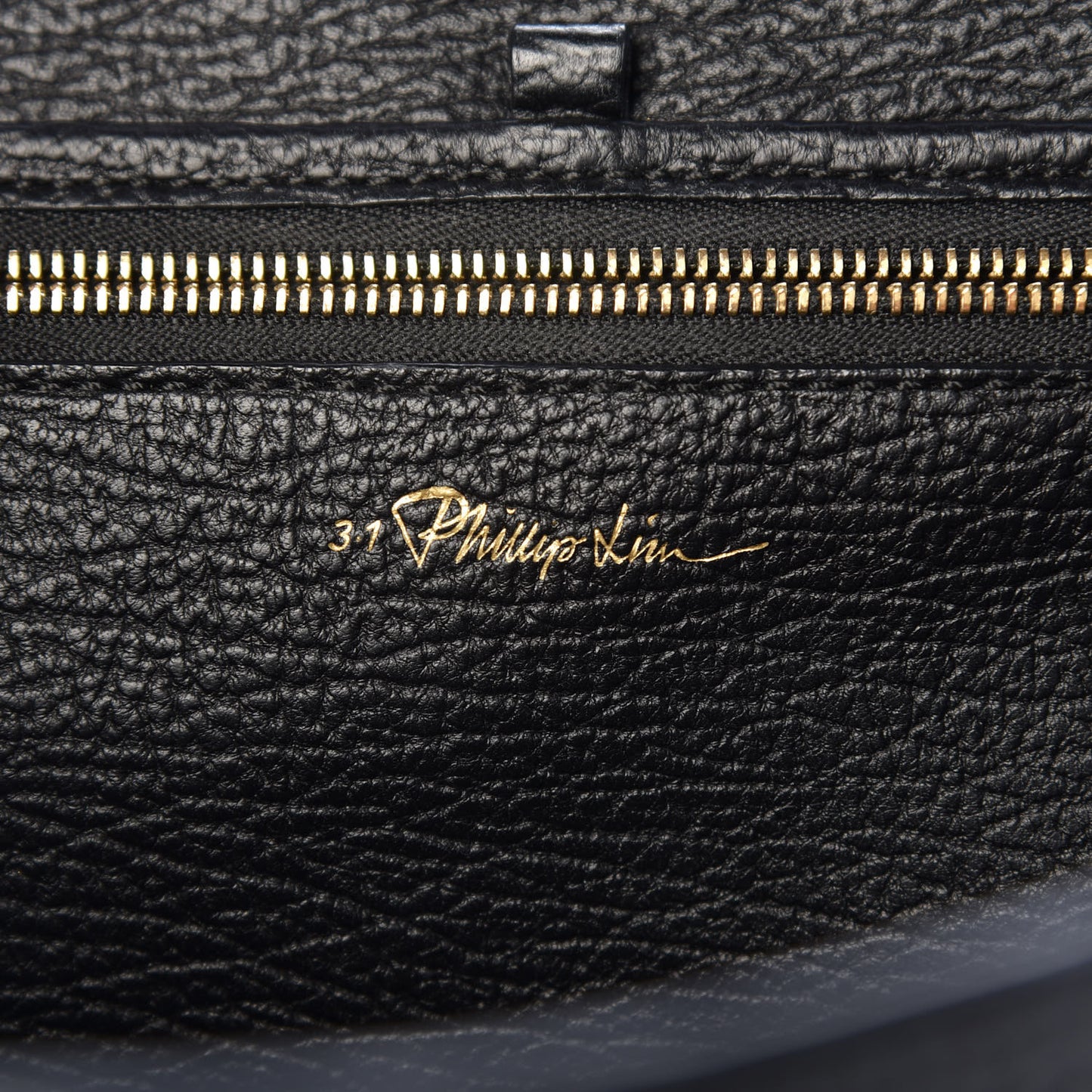 3.1 Textured Calfskin Medium Pashli Satchel Black