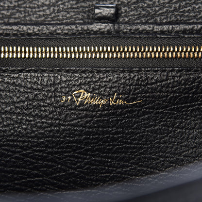 3.1 Phillip Lim 3.1 Textured Calfskin Medium Pashli Satchel Black 7 of 12