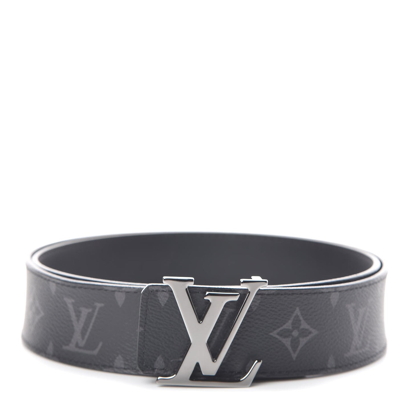 Monogram Eclipse Taigarama 40mm LV Initiales Reversible Belt 95 38 Black