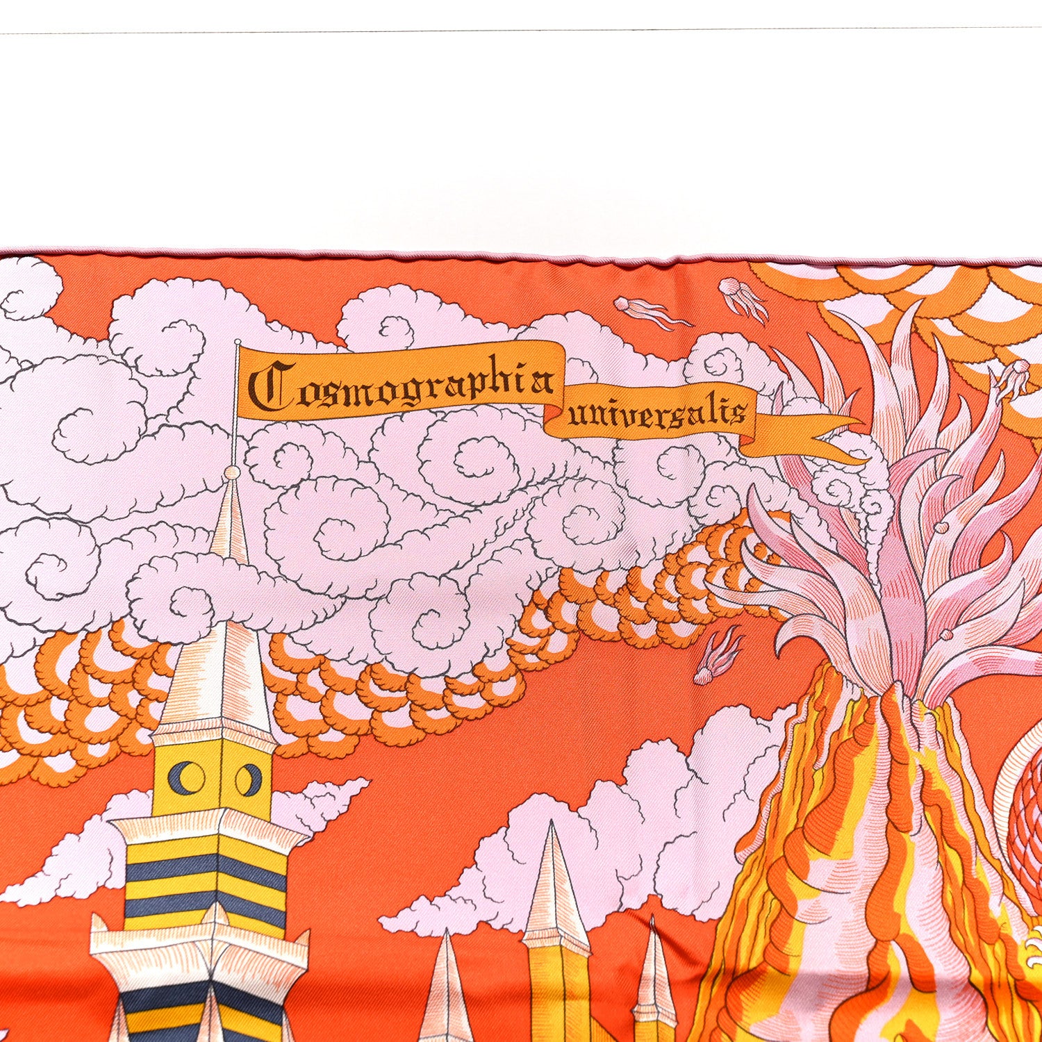 Hermes Silk Cosmographia Universalis Scarf 90 4 of 4
