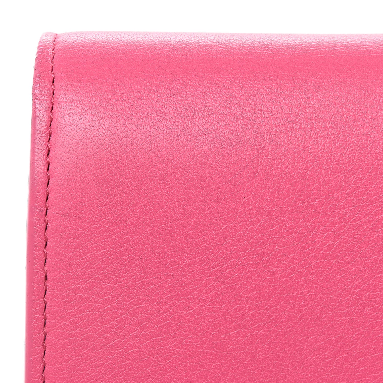 Saint Laurent Calfskin Classic Y Ligne Clutch Pink 11 of 16
