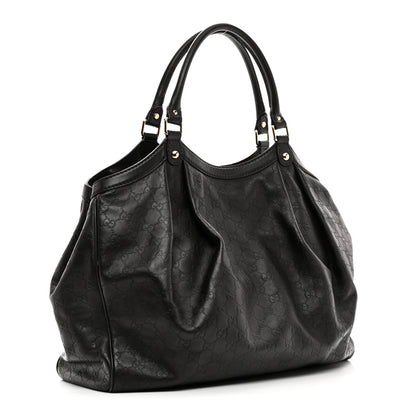Gucci Guccissima Vitello Tender Large Sukey Tote Testa di Moro 3 of 10