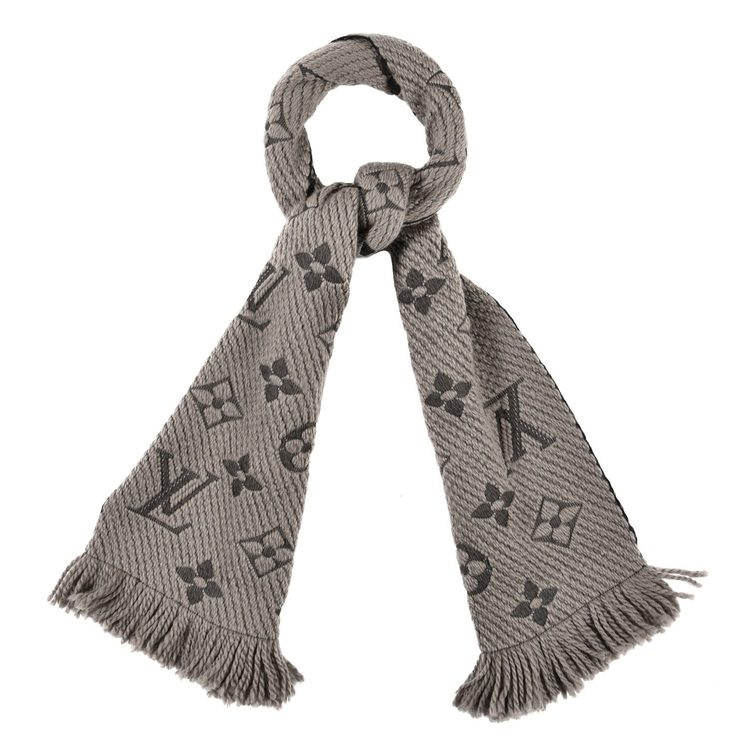 Louis Vuitton Wool Silk Logomania Scarf Verone 1 of 4