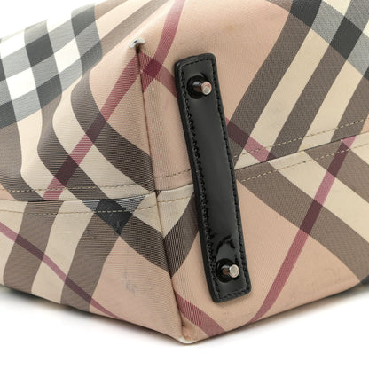 Burberry Nova Check Large Nickie Tote Black 5 of 11