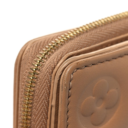 Louis Vuitton Lambskin Embossed Monogram Lou Coussin Wallet Camel 10 of 11