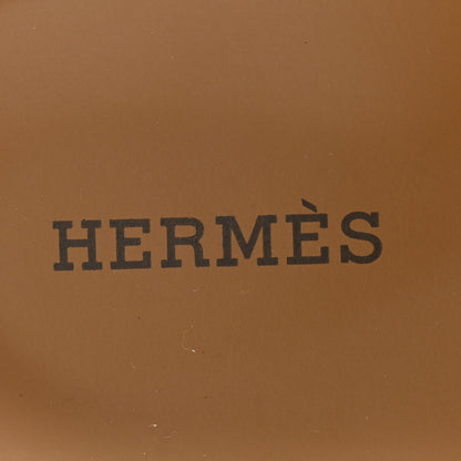 Hermes Suede Goatskin Extra Sandals 36.5 Jaune Topaze Brun Fume 6 of 8