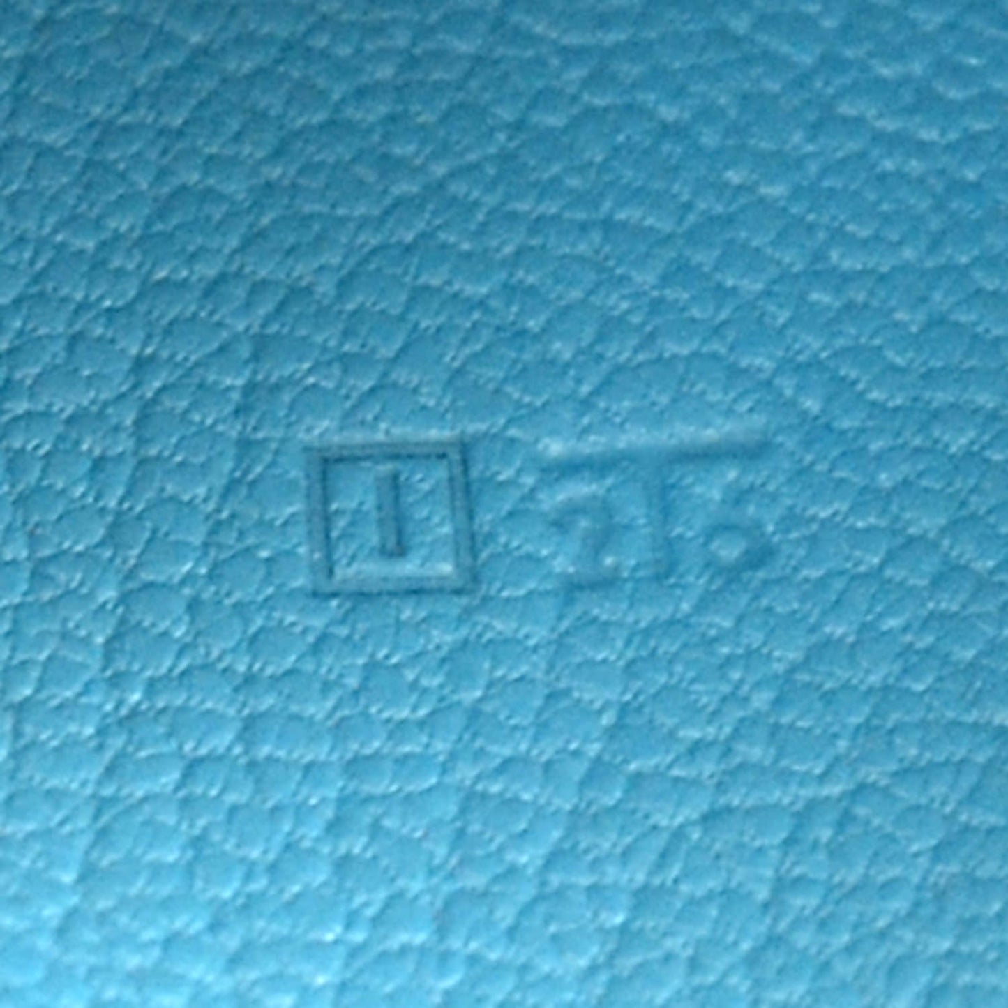 Chevre Mysore Globe Trotter Zip Agenda GM Turquoise