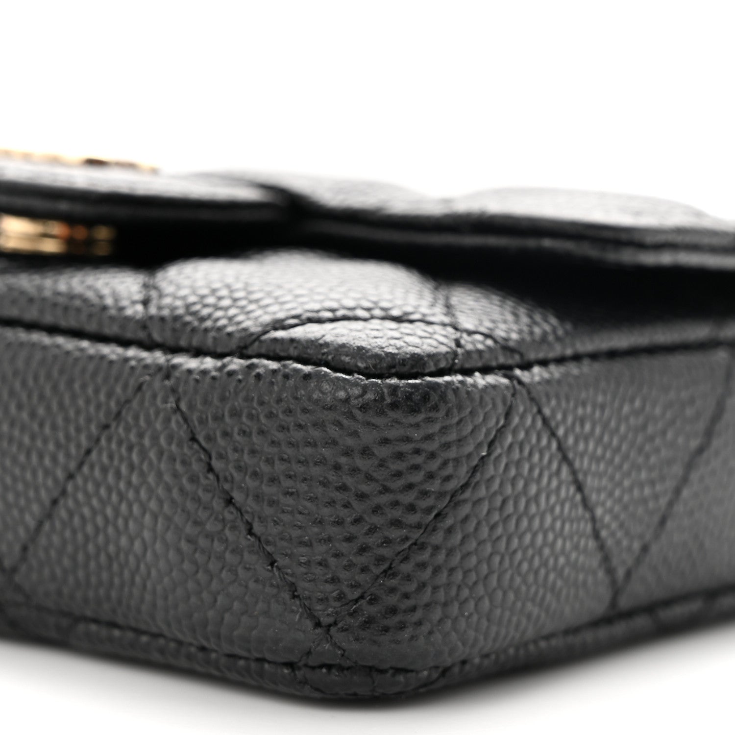 Chanel Caviar Quilted Mini Chain Belt Bag Black 11 of 14