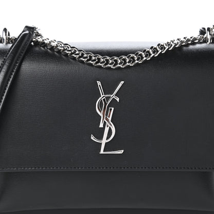 Saint Laurent Calfskin Medium Monogram Sunset Black 10 of 10
