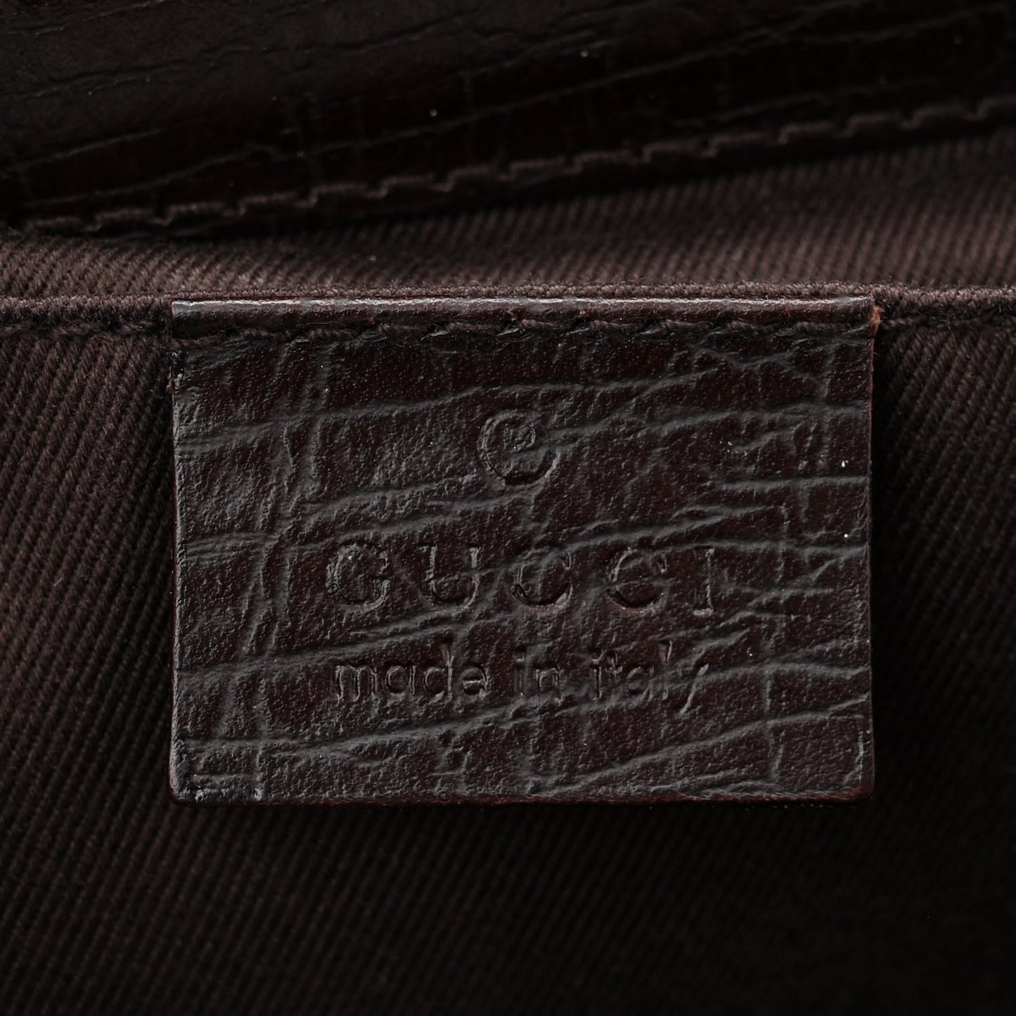 Monogram Horsebit Clutch Dark Brown
