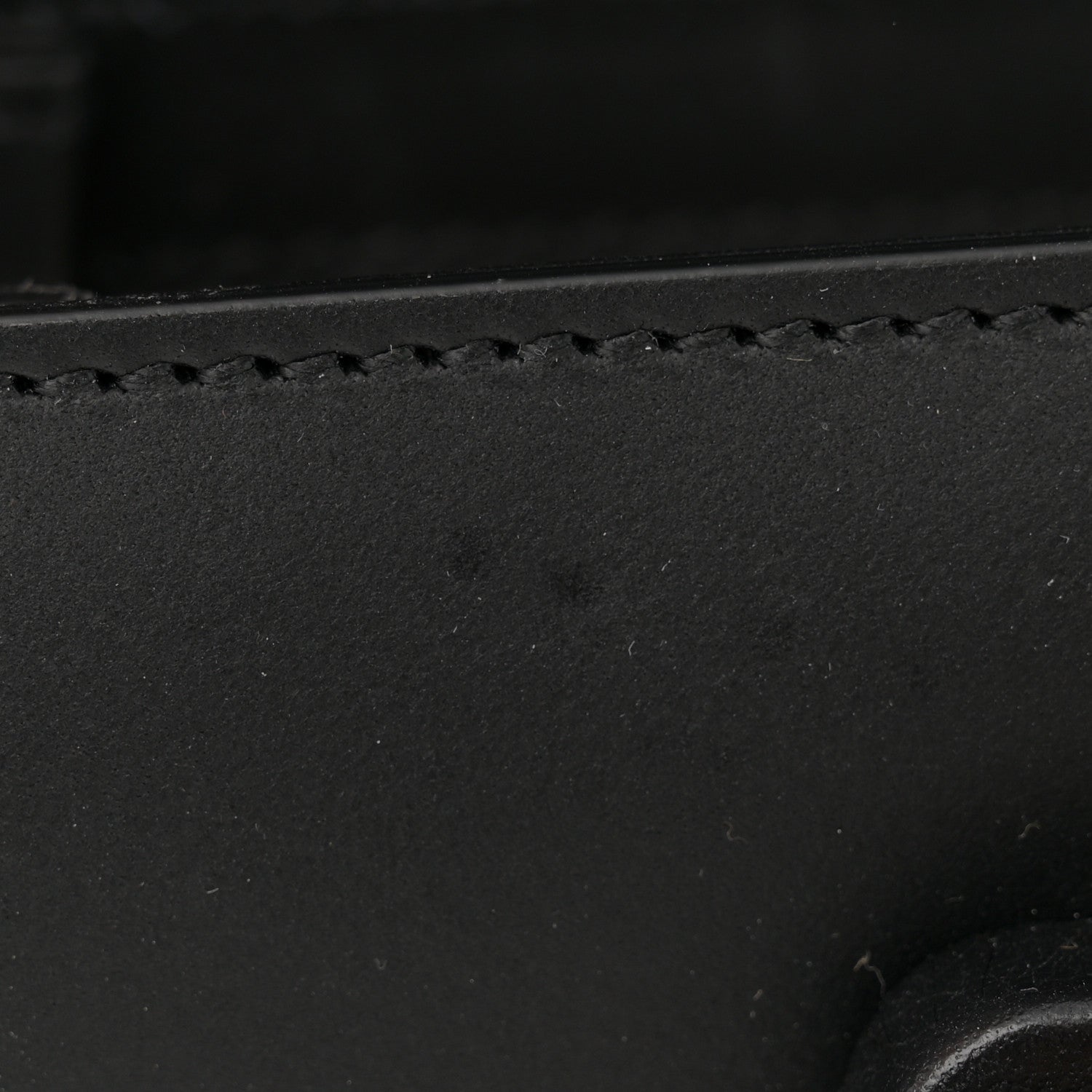 Gucci Calfskin Bamboo Mini 1947 Belt Bag 85 34  Black 12 of 13