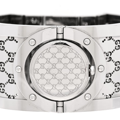 Gucci Stainless Steel 33mm Twirl Quartz Watch Brown 4 of 5