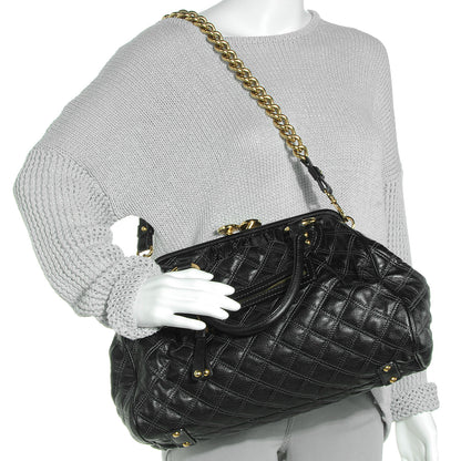 Marc Jacobs Quilted Leather Stam Bag Black 2 of 6