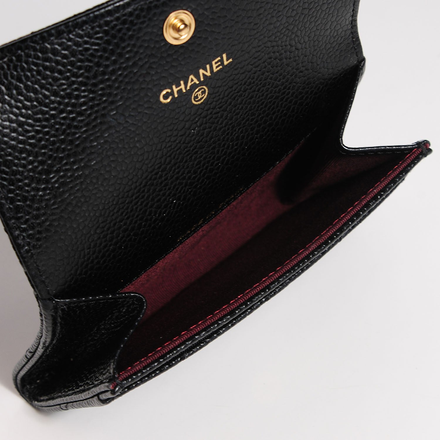 Chanel Caviar Quilted Flap Card Holder Black 5 of 9