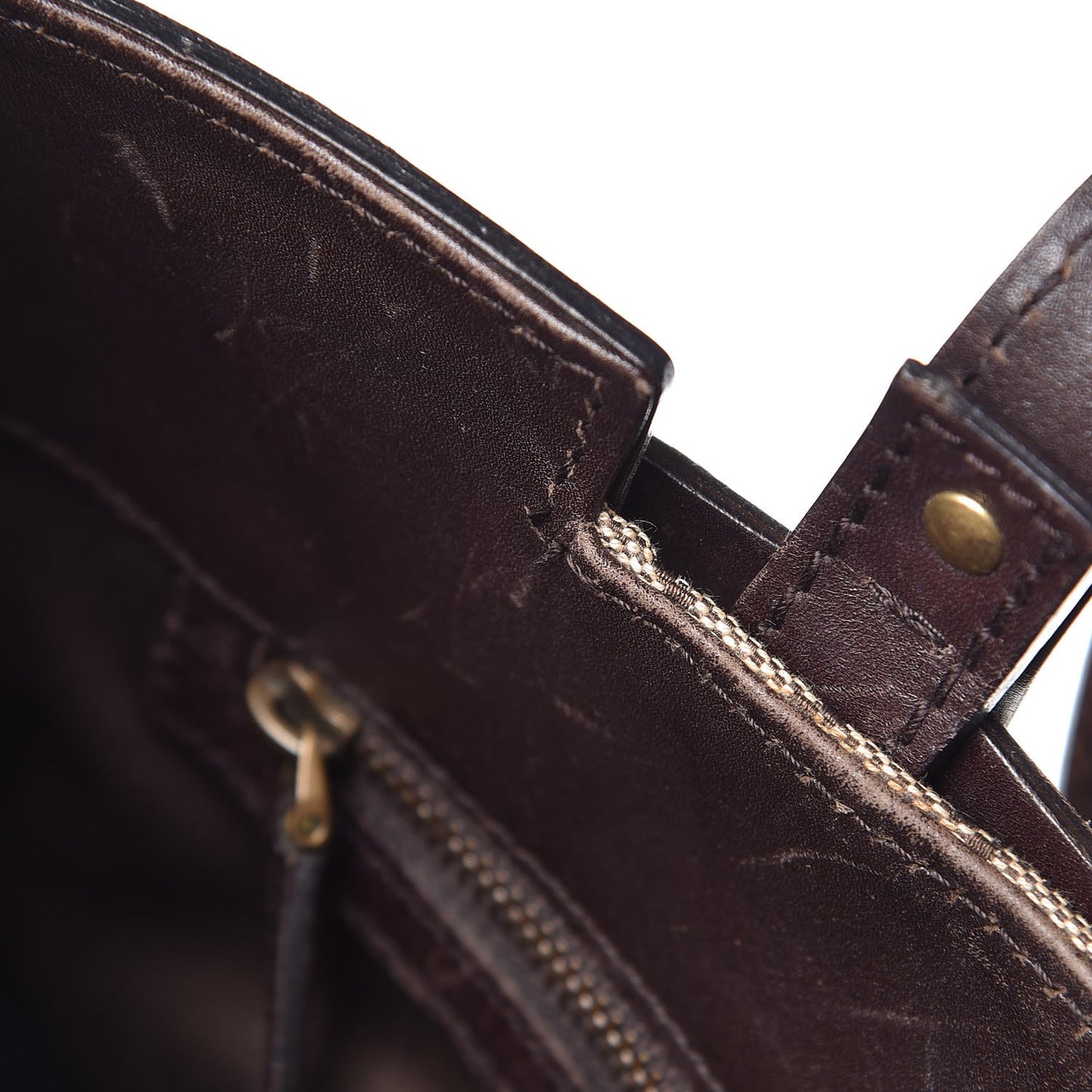 Monogram Tote Brown
