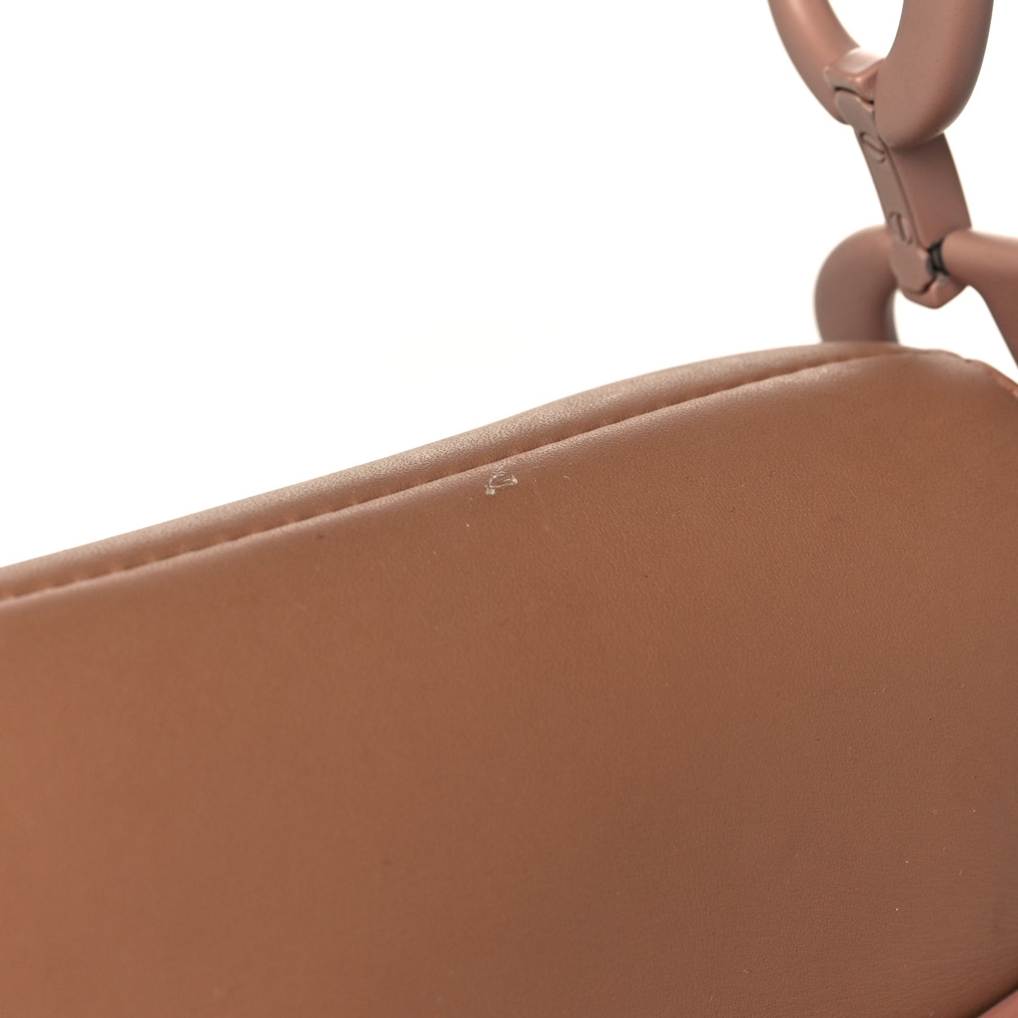 Ultra Matte Calfskin Saddle Bag Blush