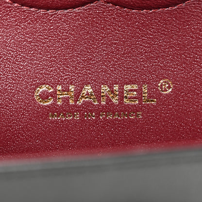 Chanel Lambskin Quilted Medium Double Flap Black 6 of 13