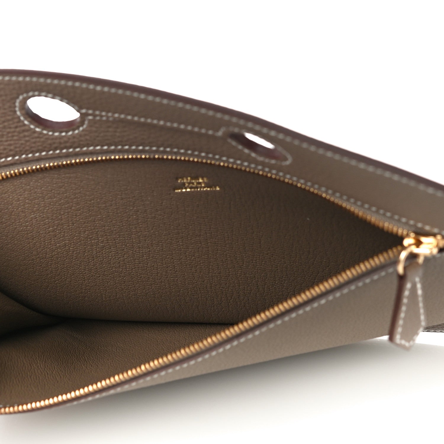 Hermes Togo Backpocket Pouch 30 Etoupe 5 of 10