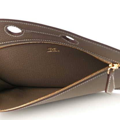 Hermes Togo Backpocket Pouch 30 Etoupe 5 of 10