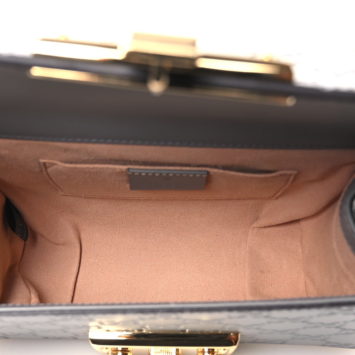 Gucci Guccissima Small Padlock Shoulder Bag Grey 4 of 9