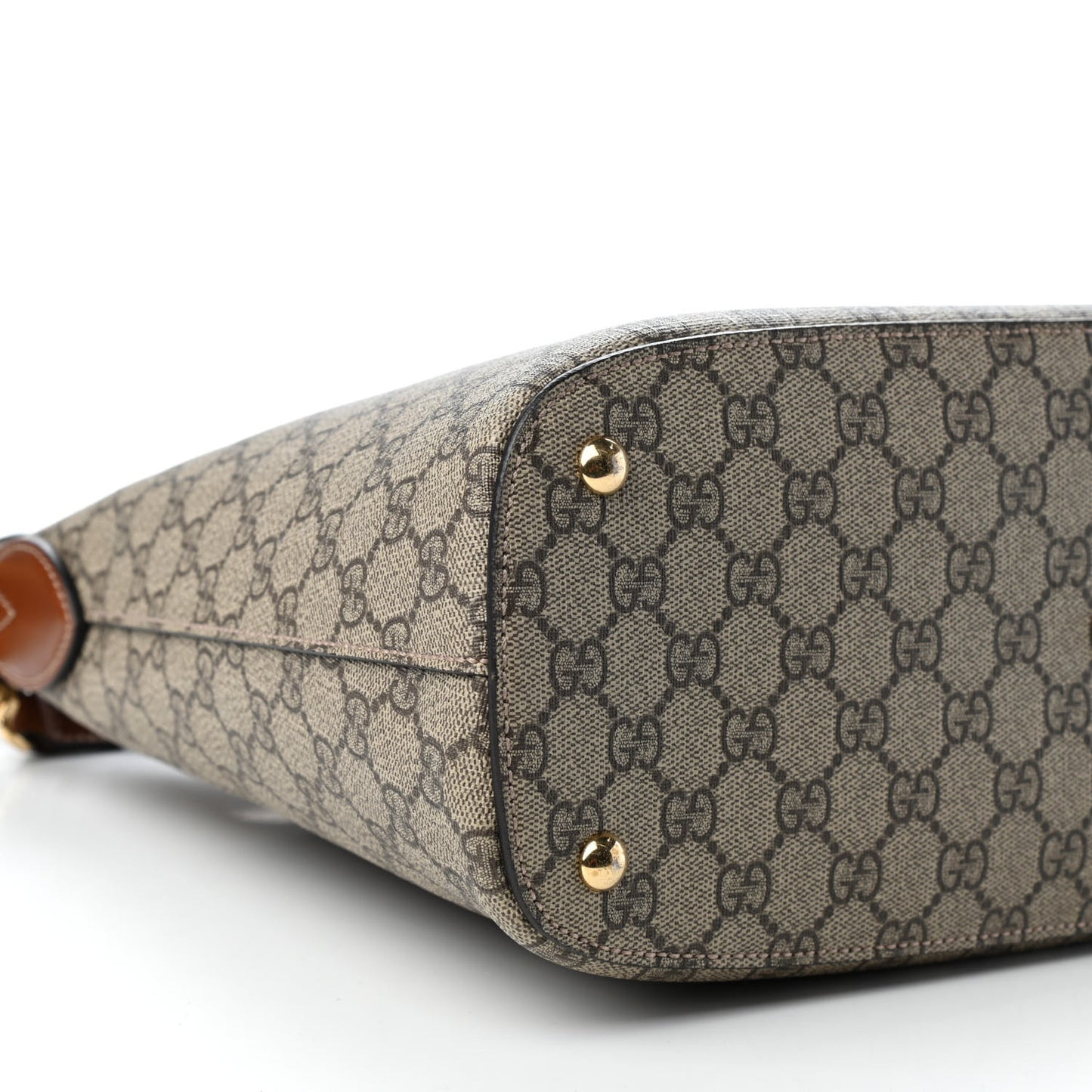GG Supreme Monogram Linea A Hobo Brown
