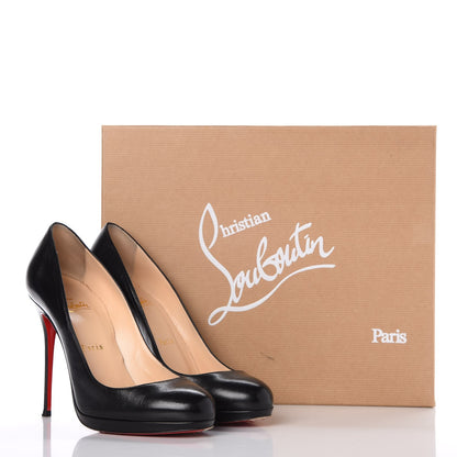 Christian Louboutin Kid Fifi 100 Pumps 38 Black 14 of 14