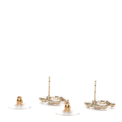 Chanel Metal Pearl CC Earrings Gold 3 of 5