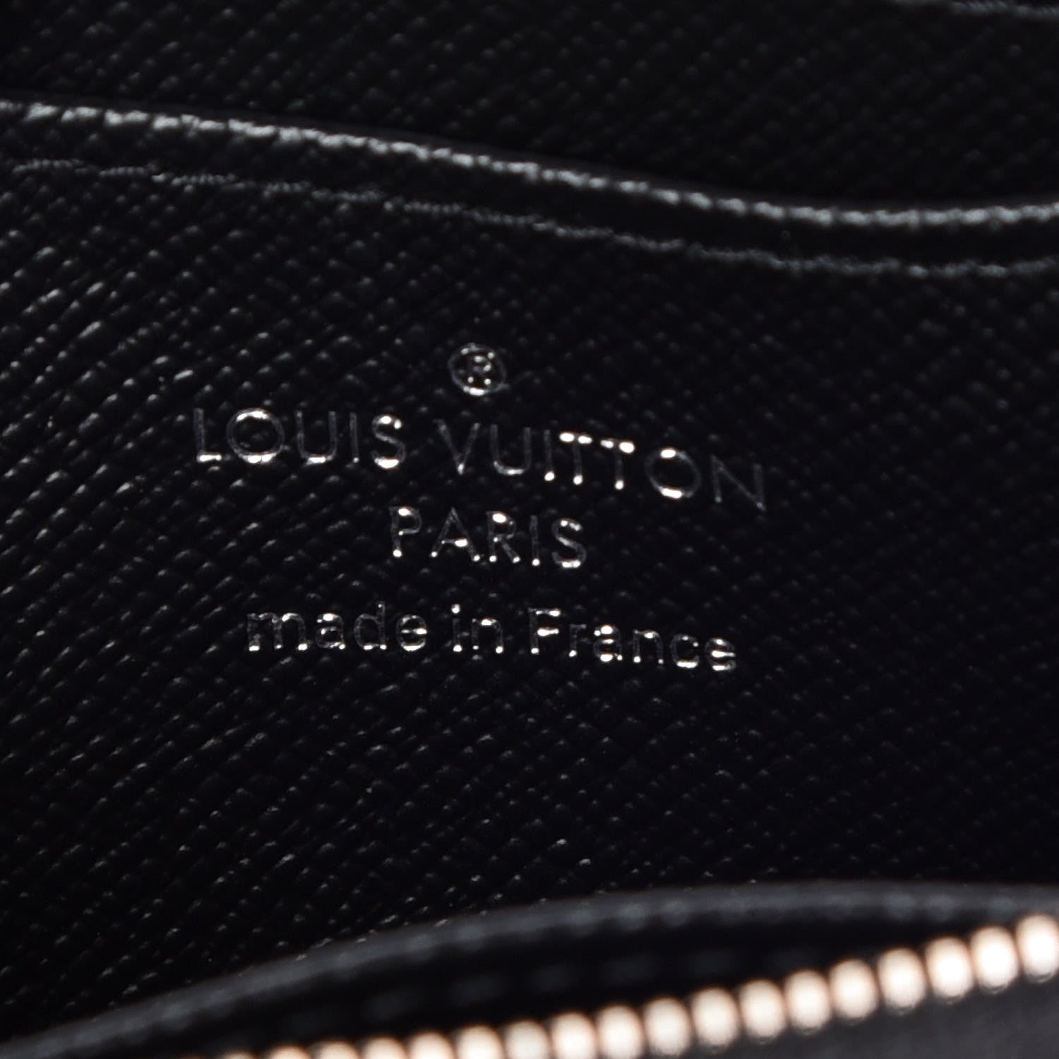 Louis Vuitton Epi Zippy Coin Purse Black 8 of 10