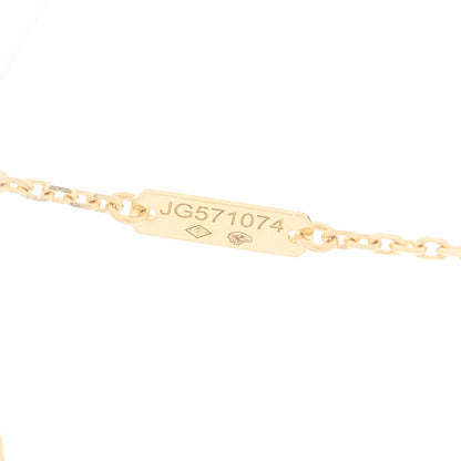 Van Cleef & Arpels 18K Yellow Gold Mother of Pearl Vintage Alhambra Pendant Necklace 2 of 4