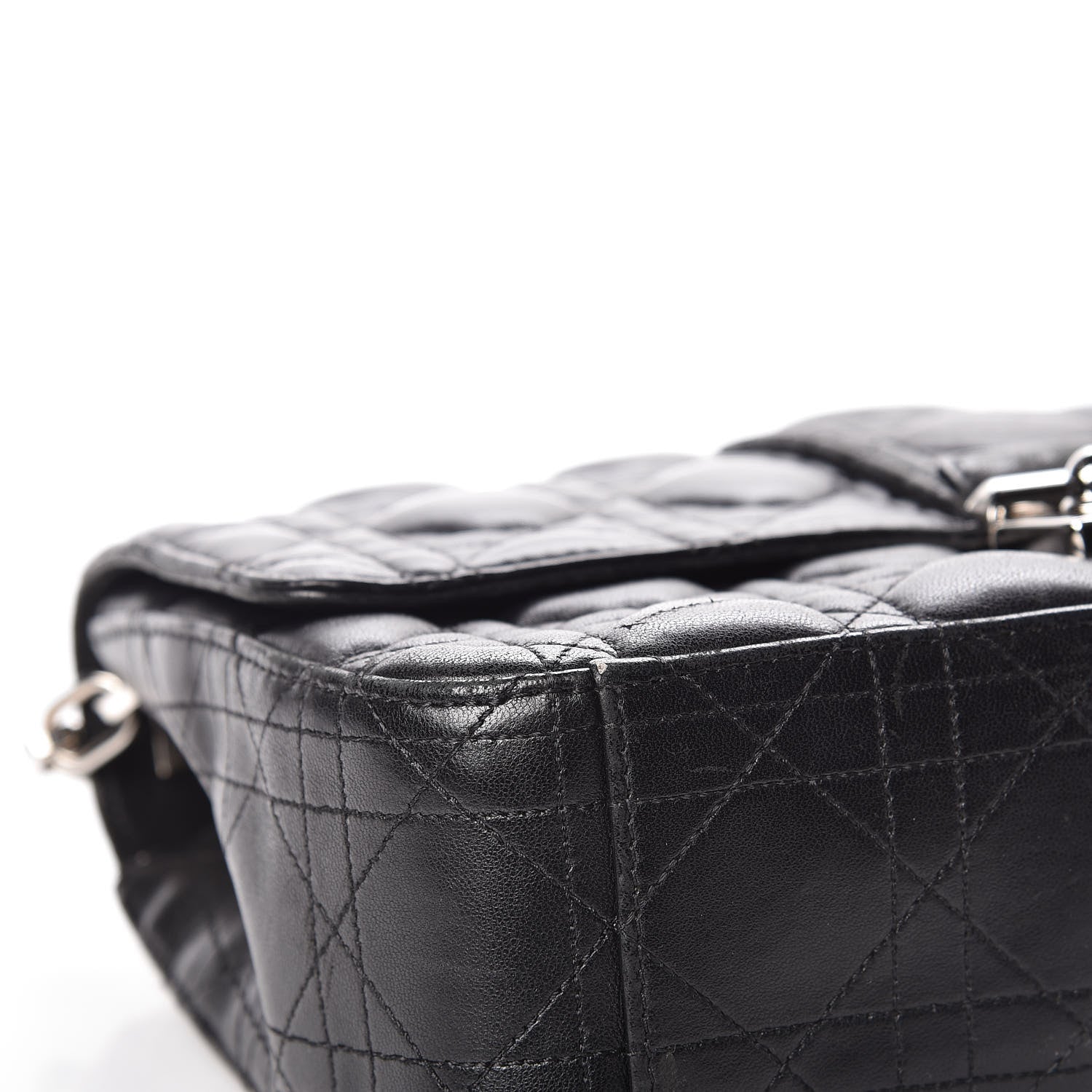 Christian Dior Lambskin Cannage Medium Miss Dior Flap Black 9 of 11
