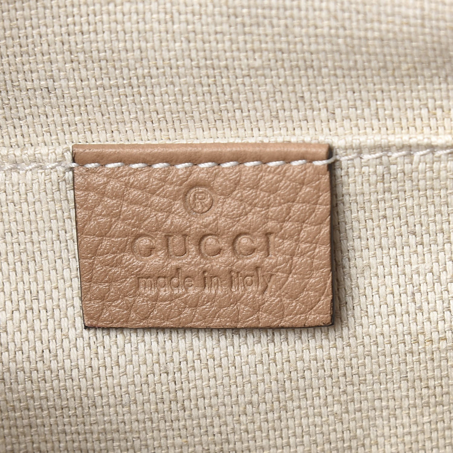 Gucci Pebbled Calfskin Small Soho Disco Bag Rose Beige 6 of 10