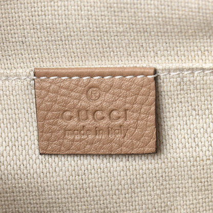Gucci Pebbled Calfskin Small Soho Disco Bag Rose Beige 6 of 10