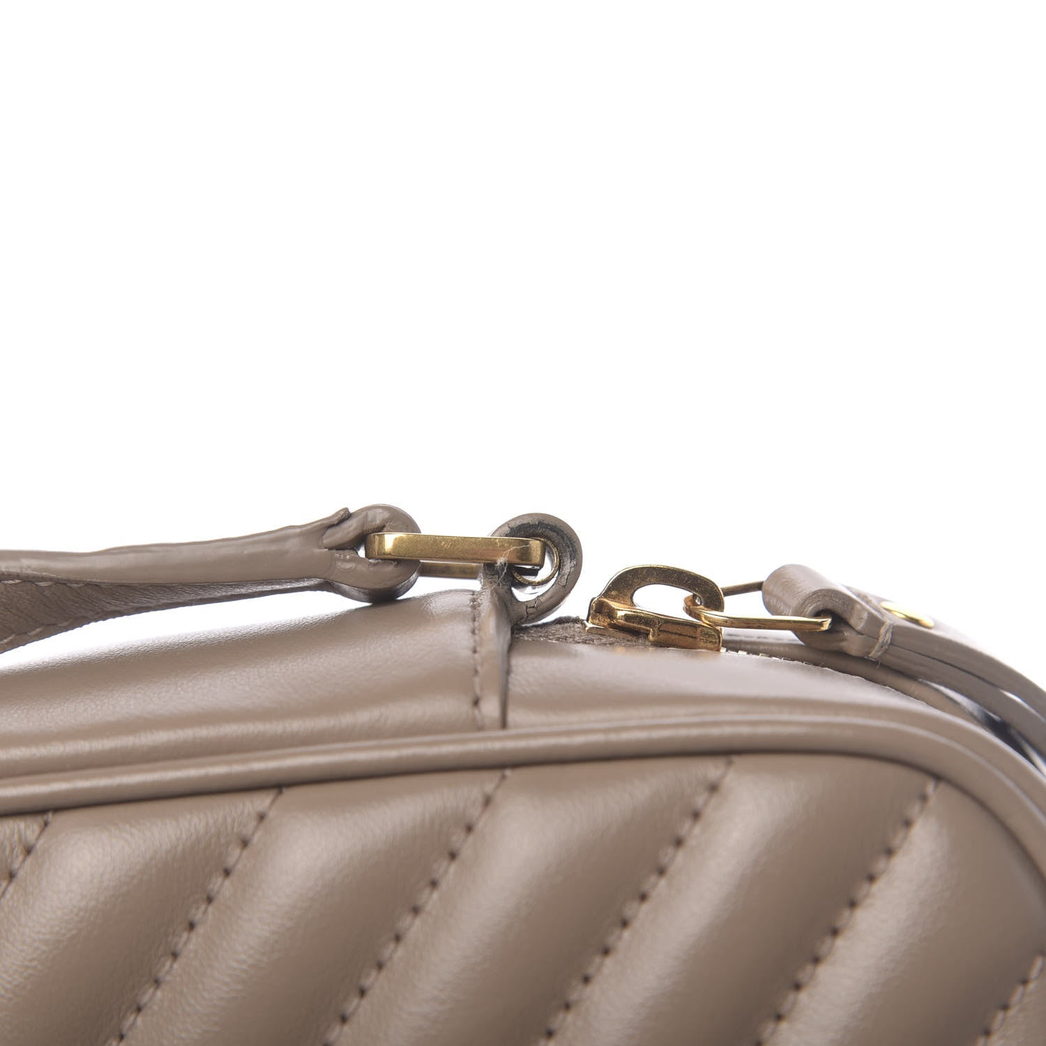 Saint Laurent Calfskin Matelasse Monogram Lou Camera Bag Dusty Grey 13 of 14
