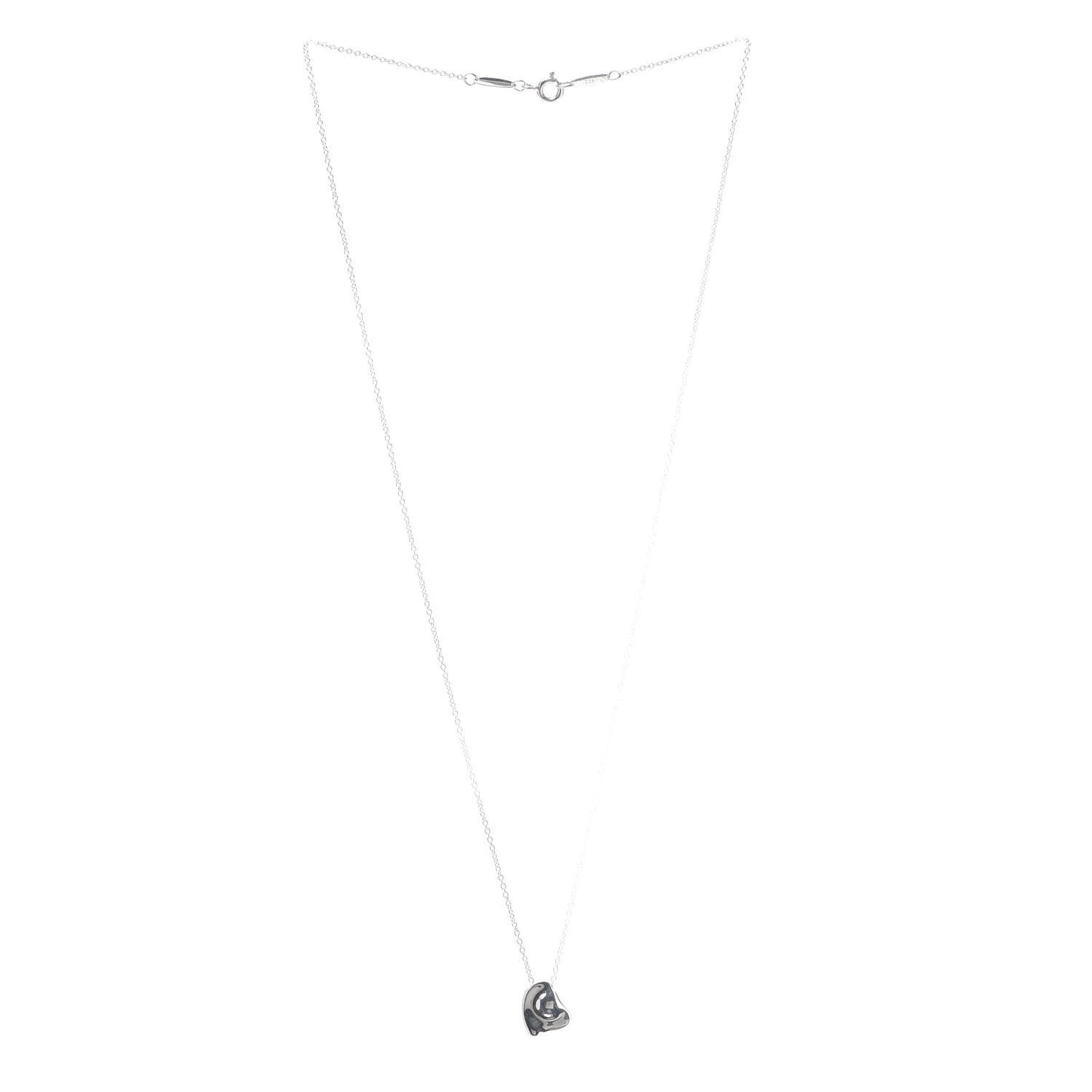 Sterling Silver Elsa Peretti Full Heart Pendant Necklace