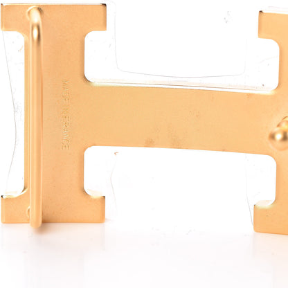 Hermes Martelee 32mm H Belt Buckle Gold 4 of 5